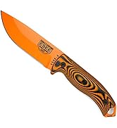 ESEE-5 1095 Carbon Steel, Black Kydex Sheath (Orange Blade, Orange/Black G10 3D Handle)