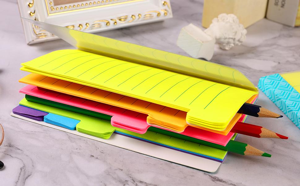 MeRaYo Sticky Notes Pad Sticky Notes Notepad Diary Office Supplies