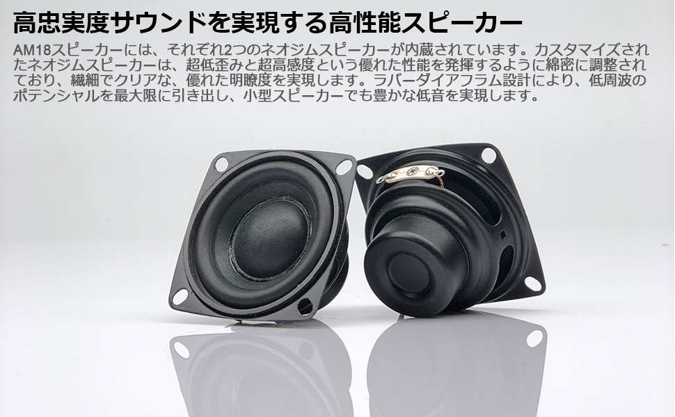 ブラック パッシブスピーカー Amazon.co.jp: Nodelay AM18 壁掛けパッシブスピーカー、360度