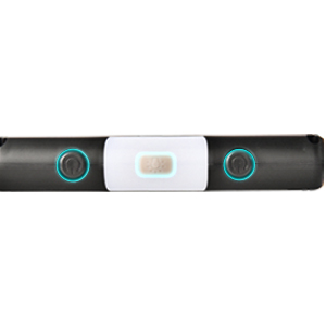 xuenair portable usb car fan for backseat and light have independent control buttons