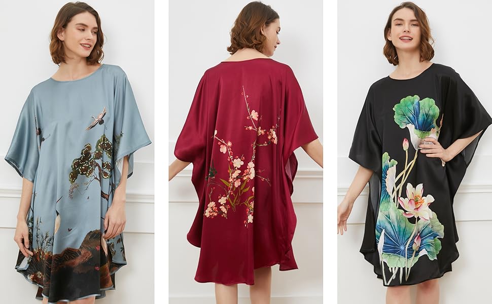 silk robe pajama