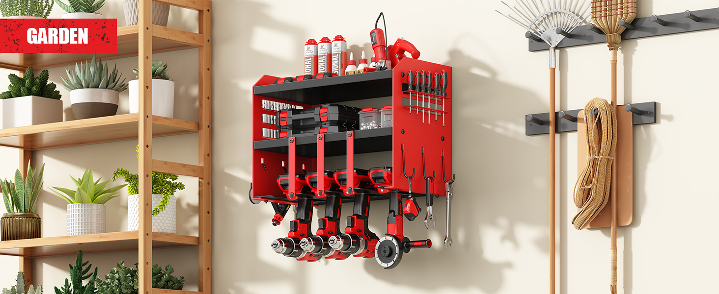 Hipidian Power Tool Organizer Wall Mount Heavy Duty