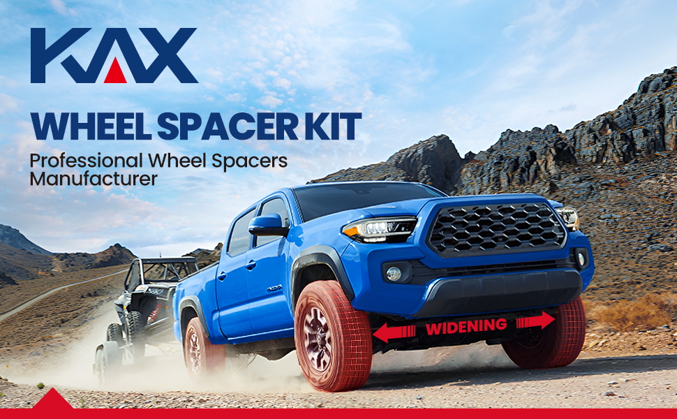 KAX 6x4.5 to 6x5.5 Wheel Spacers, 1.25 inch Wheel