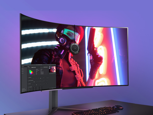 LG Ultragear™ 45GR95QE-B Ecran PC Gaming OLED incurvé 45