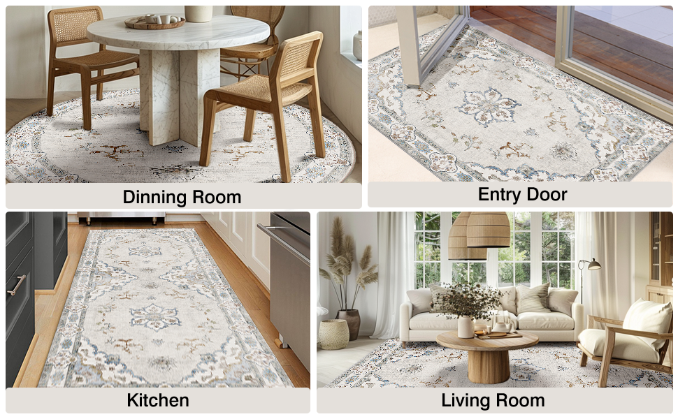 ローズ姫 Amazon.com: meejou Rug 2x3 with Vintage Floral Printed