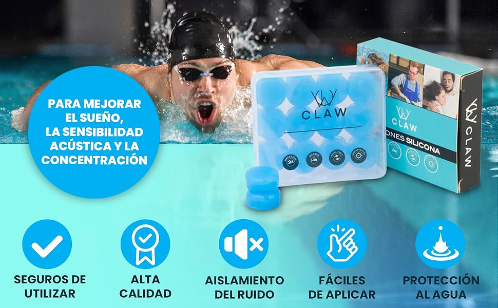 Tapones oidos silicona