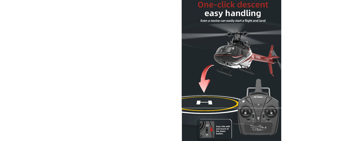 YUXIANG F08 Bell 206 RC Helicopter 