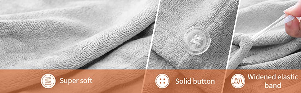 Nnewvante Microfiber Hair Towel for Curly Hair Turbans for Wet Hair Drying Towels Fast Dry Hair Towel Wrap for Women 26 Inch10 Inch 10 Microfiber Hair Towel