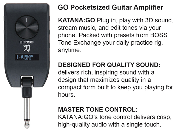 Amazon.com: Boss Katana:GO Personal Headphone Guitar