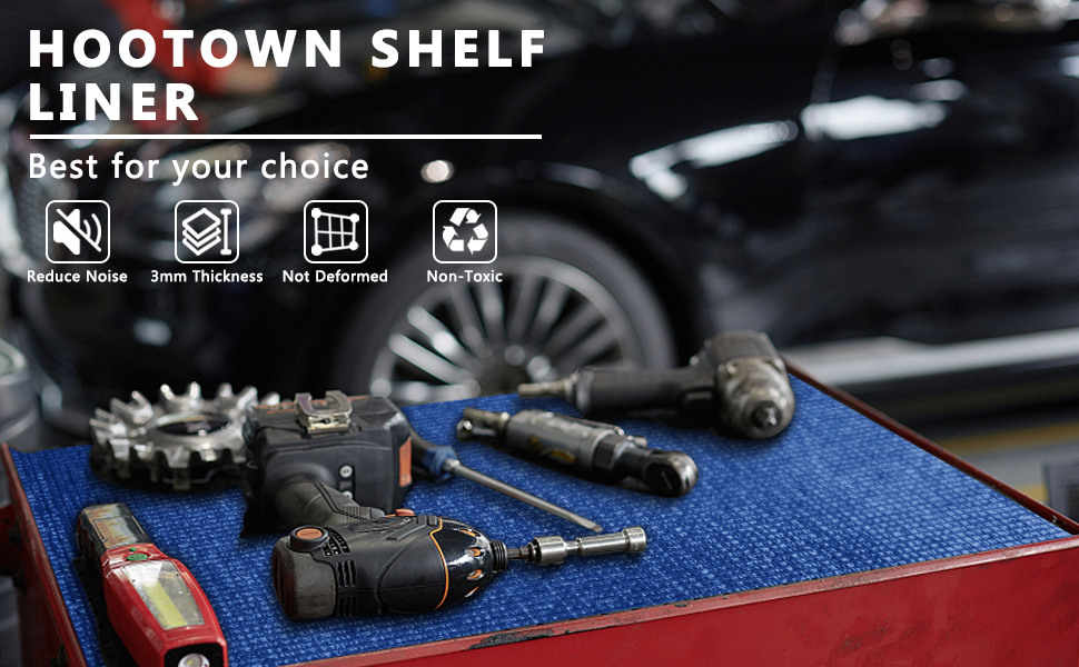 Foam Rubber Toolbox Shelf Liner Drawer Mat 1/8 Inch Thick X