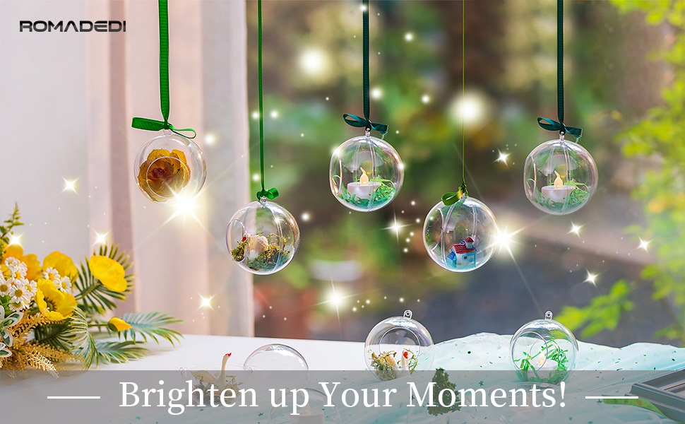 100 Pcs Tealight Holders Globes Fillable Acrylic Bulk