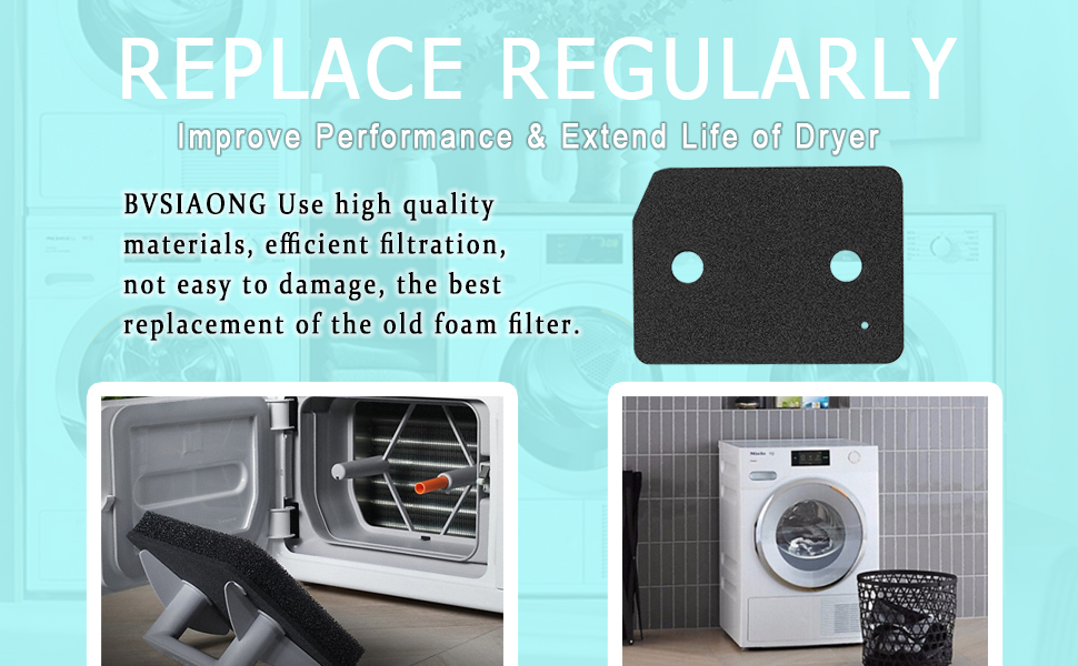 6Pcs Dryer Plinth Filter Replacement For Miele All T1