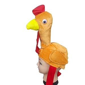 かぶりもの様 リクエスト 2点 まとめ商品 Amazon.co.jp: [LIPTHREE] チキン 帽子 被り物 仮装 ハロウィン