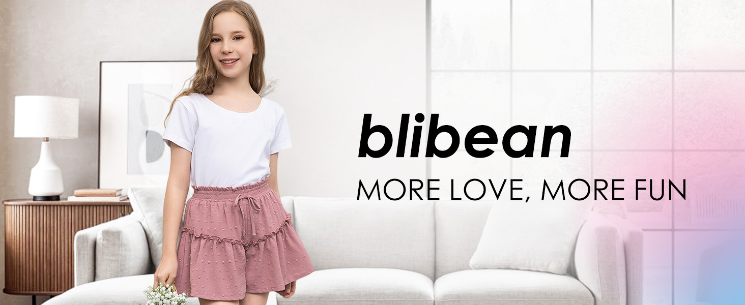 blibean girl kid clothes clothing short pants size 6-7 8-9 10-11 12-13 14-15 16