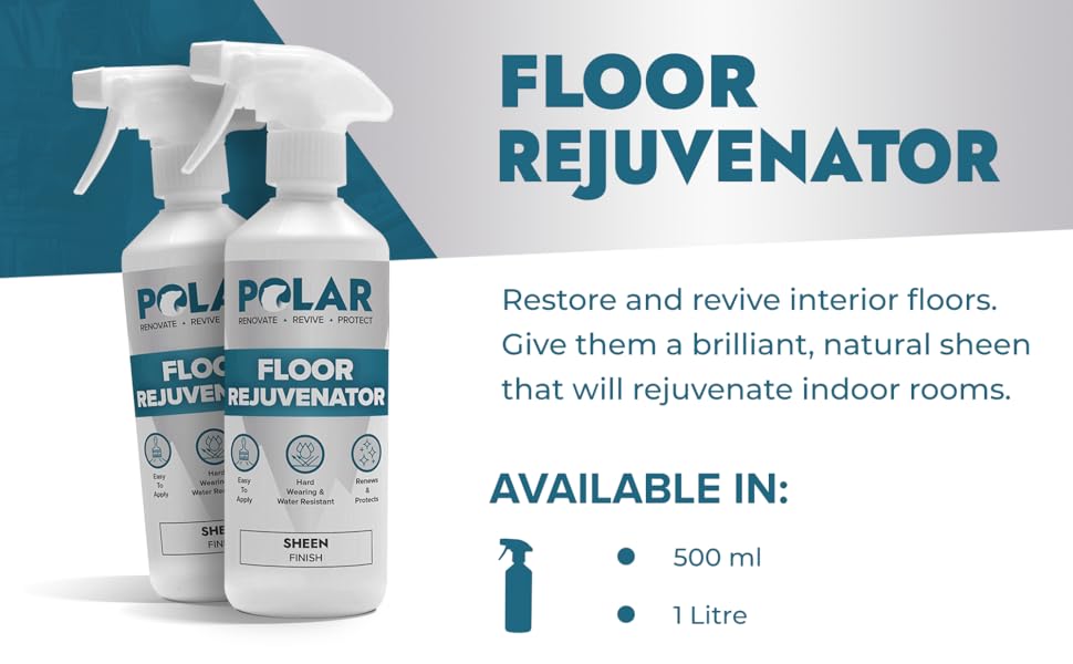 Polar Floor Rejuvenator 1 Litre Renovates & Shines MultiSurface