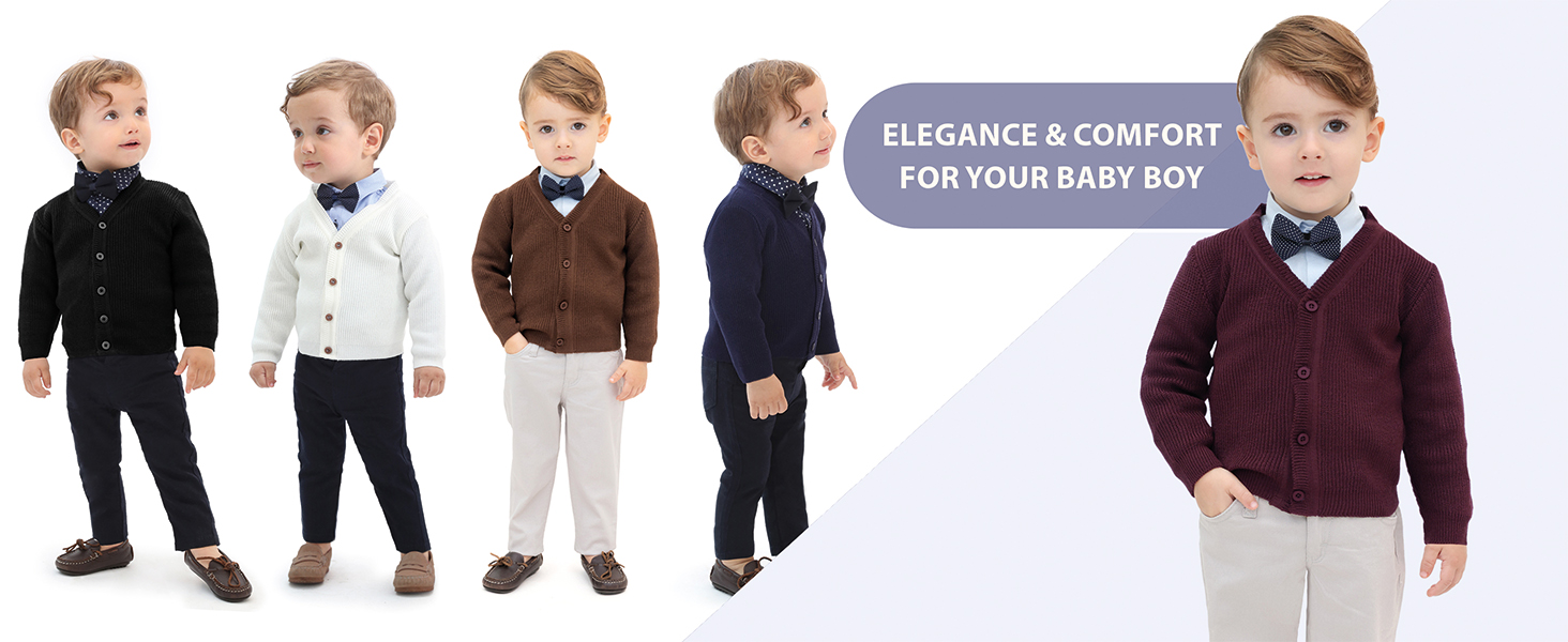 dark blue church boy baby month sweater brown boys sweaters with buttons toddler infant cardigan