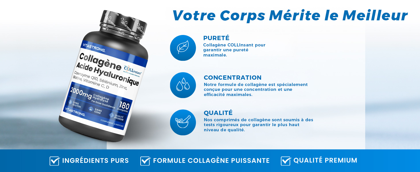 Collagène en poudre, alternative au collagène marin hydrolysé, collagène marin acide hyaluronique