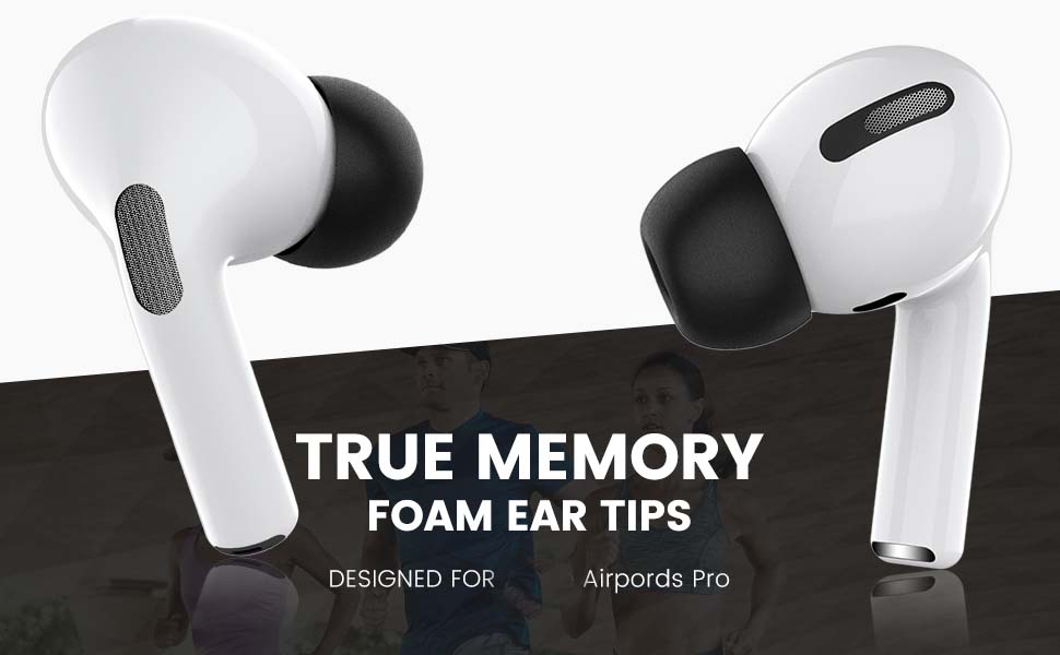 Larger Size Only Memory Foam Replacement Premium Ear Tips