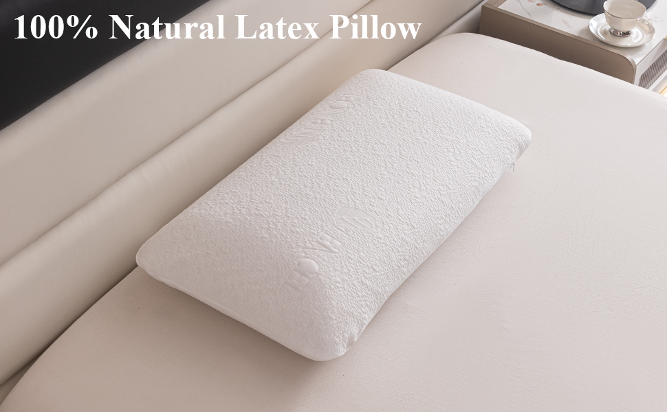 SAMANY Latex Pillow for Sleeping 100 Natural Talalay Latex Bed pillows