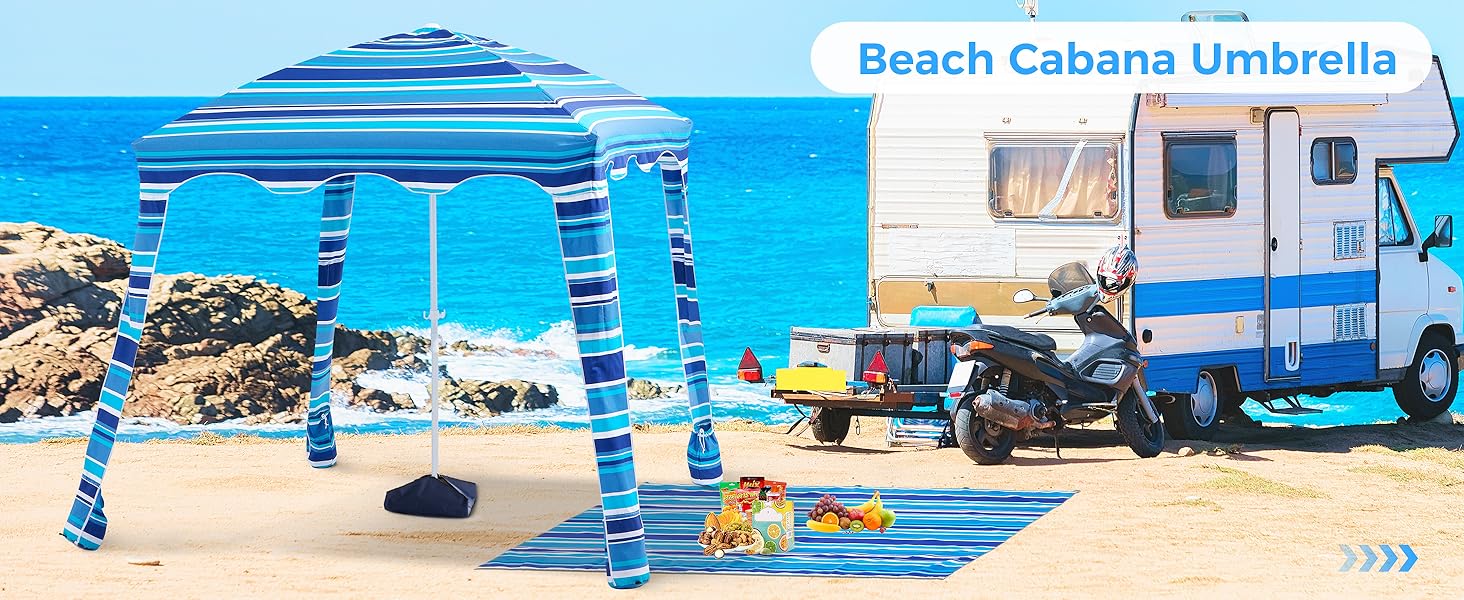 BEACH CABANA UMBRELLA