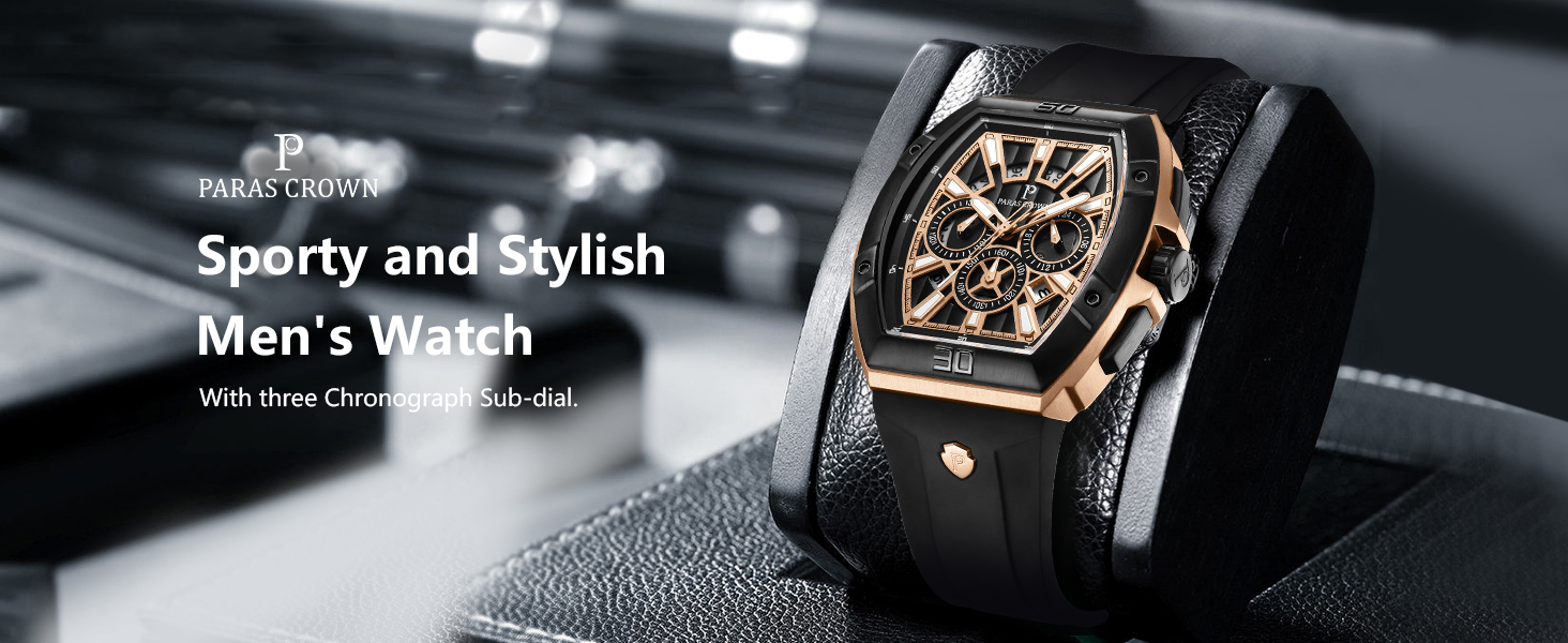 Paras Crown Mens Watches