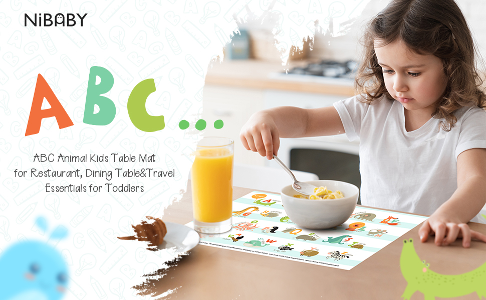 Disposable Placemats for Baby 40 Pack StickOn Baby