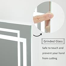 ライト付きハリウッド化粧鏡