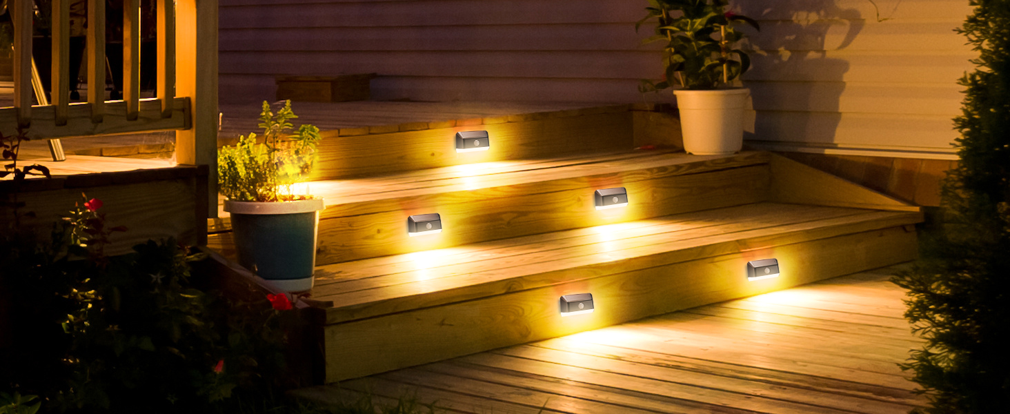 Linkind Solar Powered Motion Sensor Outdoor Lights Waterproof, LED