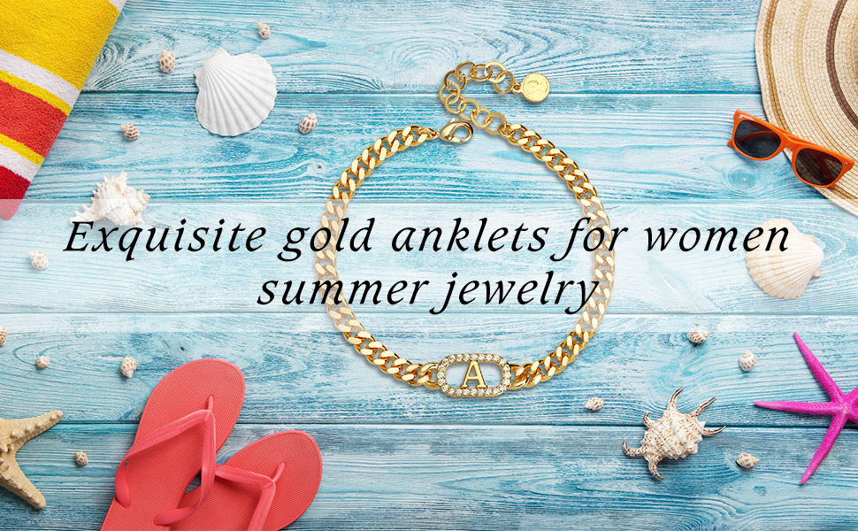 Cuban Link Anklets for Women