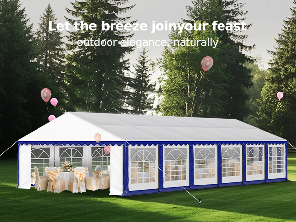 Amazon.com : MFSTUDIO 20'x40' Party Tent, Outdoor Heavy Duty