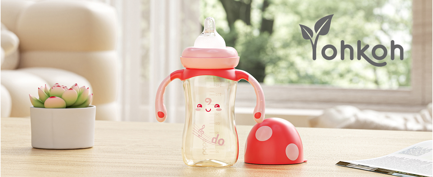 YOHKOH Natural PPSU Baby Bottle with Natural Response