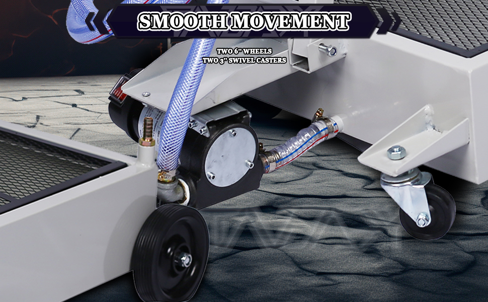 Tandagy Oil Drain Pan 20 Gallon Oil Change Pan with