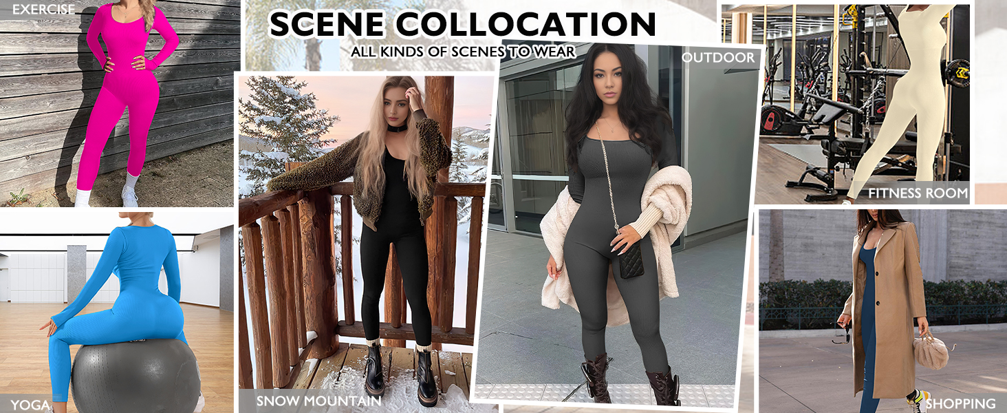 all kinds of scenes to wear