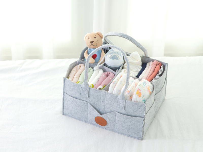 KeaBabies Baby Diaper Caddy Organizer Large Baby Organizer Diaper