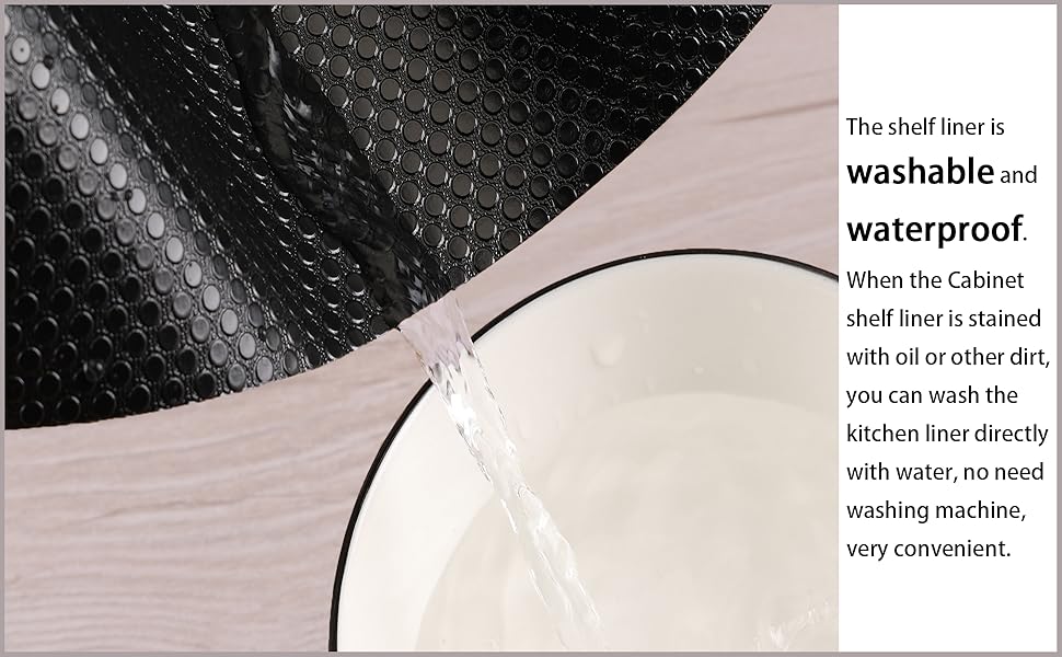 Janeart Pantry Shelf Liners for Wire Shelving Thick Shelf Liner Roll, EVA