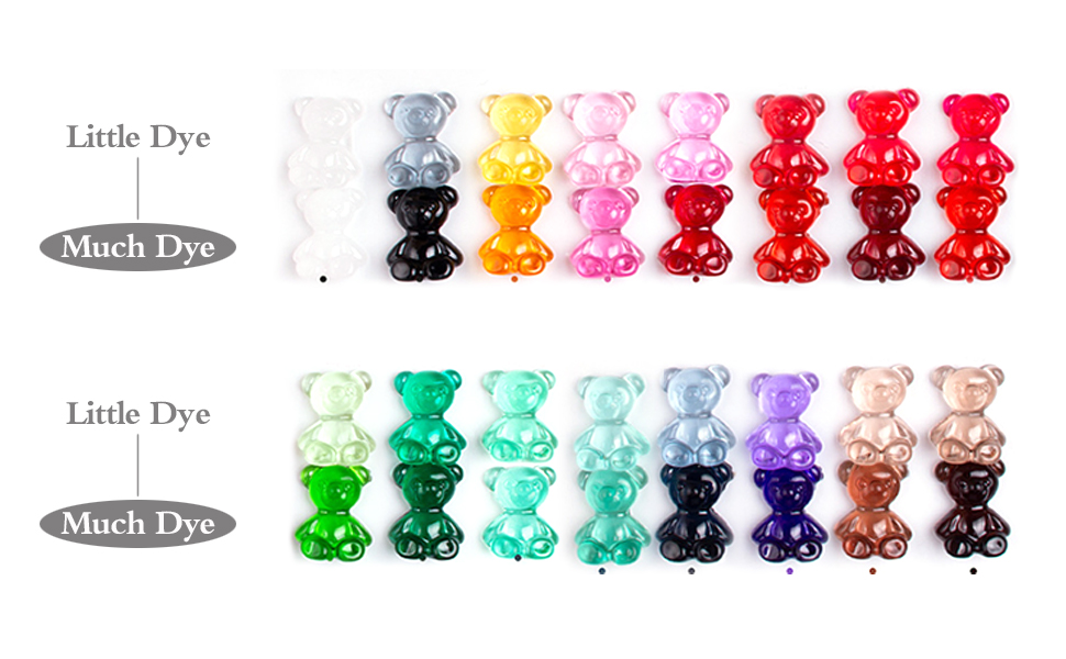 YRYM HT Epoxy Resin Pigment 24 Colors Transparent NonToxic UV Epoxy Resin Dye Liquid for UV