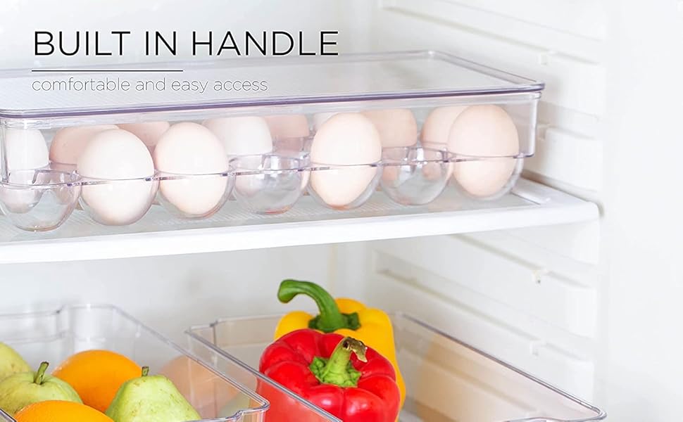 Clear Plastic Egg Holder 14 Egg Tray Holder Size 4" x