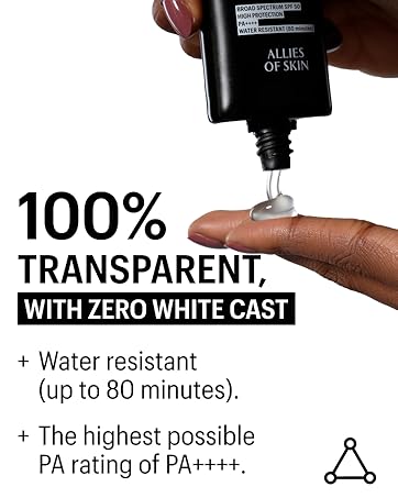 invisible protection 80-Minute Water & Sweat Resistance