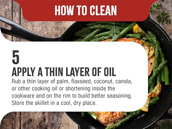 A cast-iron skillet grilling salmon