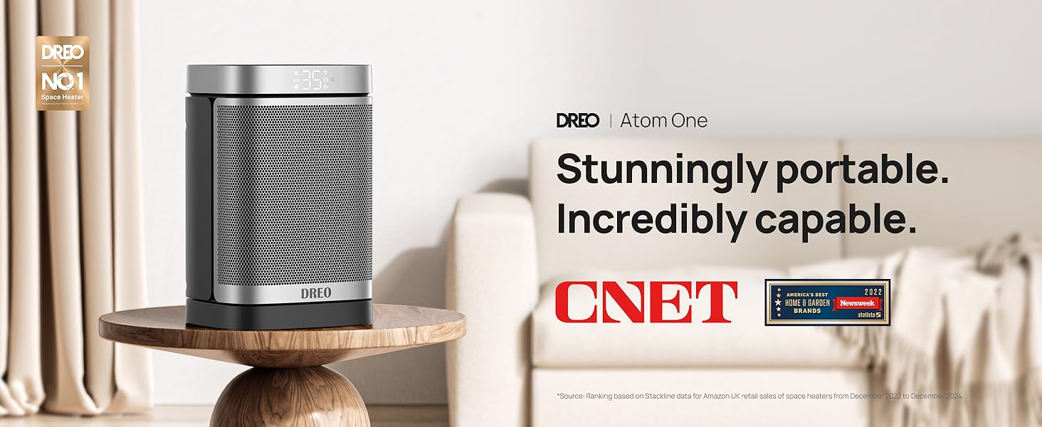 Text reads 'Stunningly portable. Incredibly capable.' Advertisement sequence showing a sleek electronic device being handled.