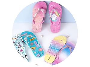 girls flip flops