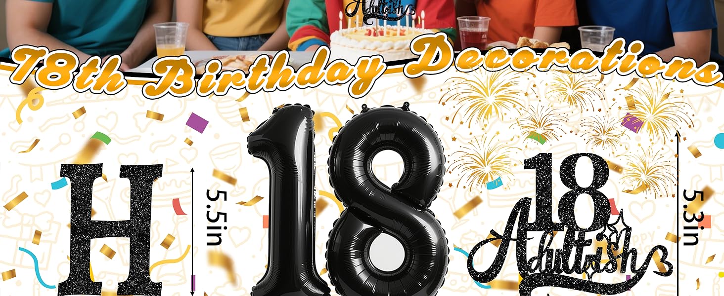 18th birthday decorations