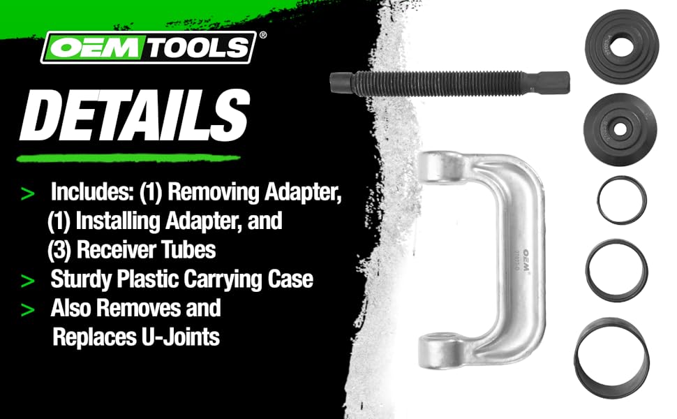 OEMTOOLS 27023 Ball Joint Press Set, C Clamp Ball Joint