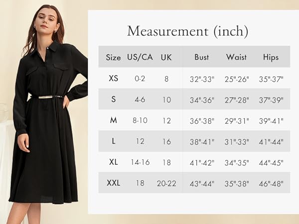 LilySilk 100% Silk Dress Retro Utility-Style Shirt Dress