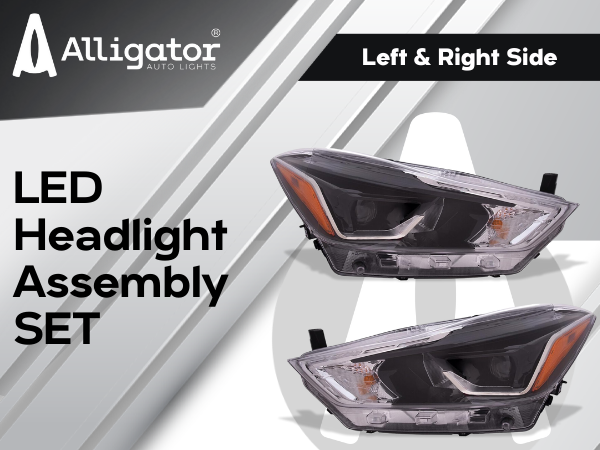 キックスヘッズ Amazon.com: ALLIGATOR AUTO LIGHTS Headlamps Compatible with
