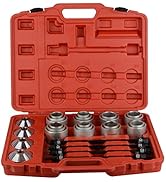DAYUAN Pull and Press Sleeve Kit with 28 Pcs Universal Remove Bushes Bushing Bearings Seals Compa...
