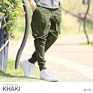 Amazon | [ラグスタイル] カーゴパンツ メンズ サルエル