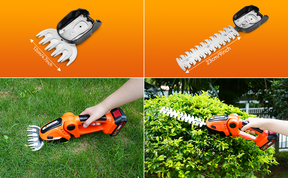 TOOVEM Hedge Trimmer Blades Replacement for Cordless