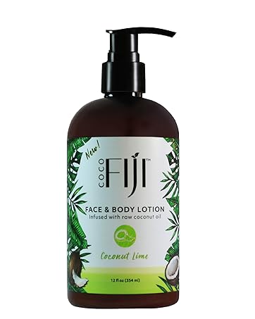 Coco Fiji Face & Body Lotion Infused With Coconut Oil | Lotion for Dry Skin