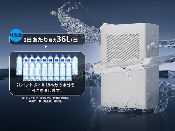 Amazon.co.jp: Yurioo DryTank-3000 Dehumidifier, Compressor